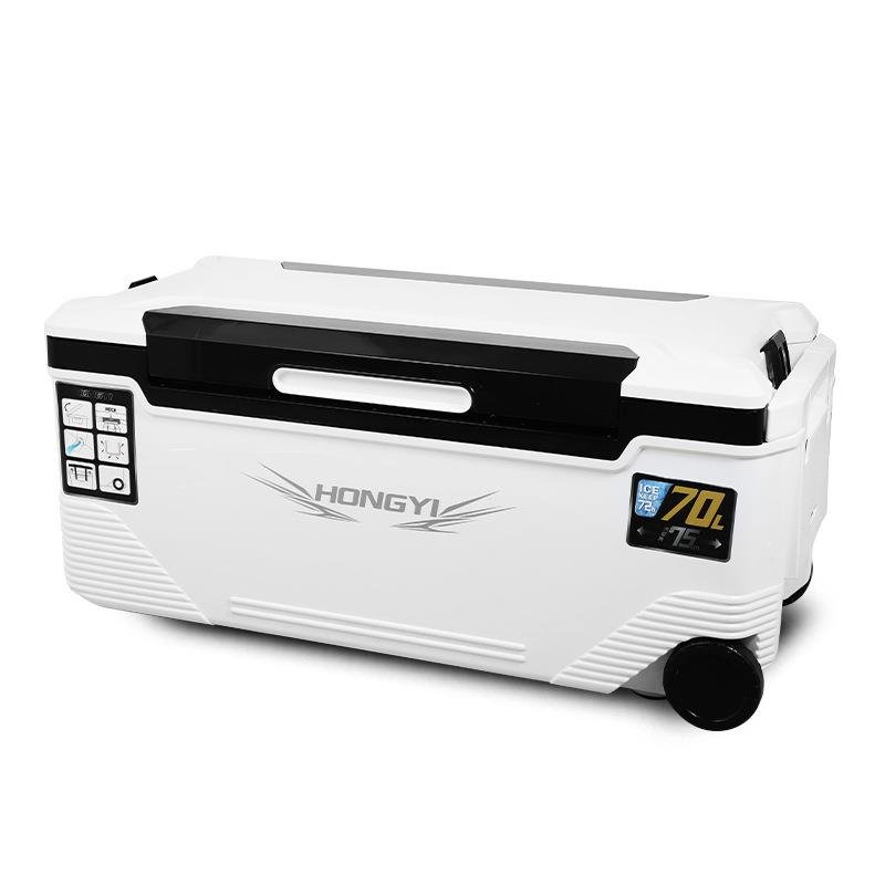 A large capacity of a sea-fish box with an outdoor cold-chained camping booth, multi-purpose super-light fishing box
